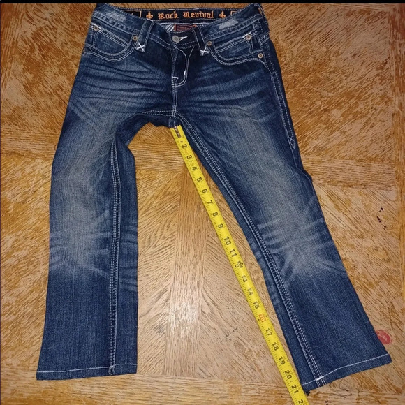 Rock Revival Stephan Boot Cut Blue Jeans Womens Size 26 x 21.5 - Picture 4 of 7